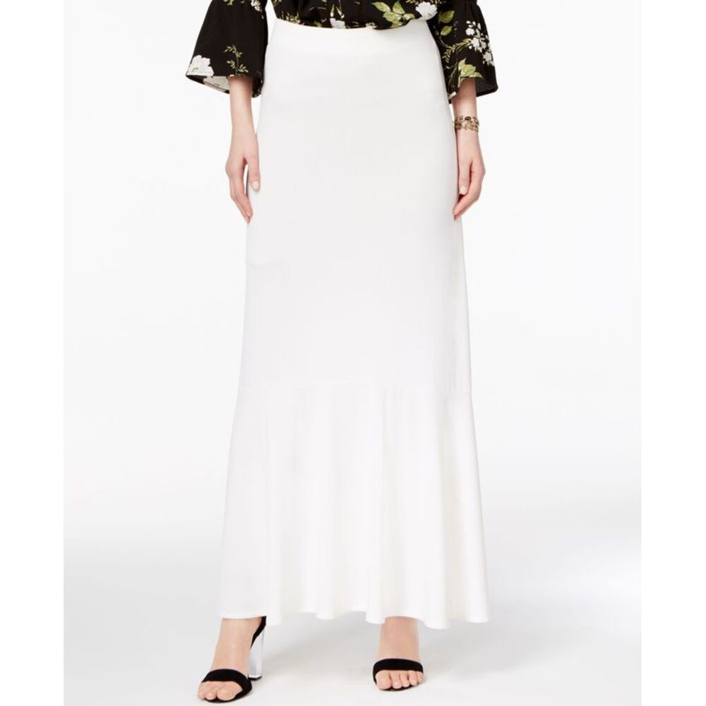 Eci Ruffled Maxi Skirt